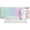 Klaviatūra Marvo CM310 LT RGB žaidimų klaviatūros, pelės ir kilimėlio rinkinys, baltas