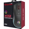 Pelė Laid.žaid.pel.Marvo M358 RGB juoda