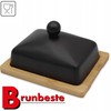 Maselniczka Brunbeste MASELNICZKA CERAMICZNA Z BAMBUSOWĄ PODSTAWKĄ BRUNBESTE BB-4502