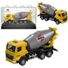 Kolekcinis HUINA geltonos betono maišyklės modelis 1:80