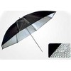 „Massa 2-in-1“ skėtis, baltas – difuzorius + reflektorius – sidabrinis / 110 cm