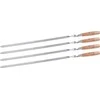 FLORALAND MASTER GRILL IEŠMAS ŠAŠLYKAMS, RINKINYS 4 vnt., ILGIS 60 cm, MEDINĖ RANKENA
