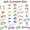 MASTERKIDZ Ball Track Construction Set STEM Board 209 pieces