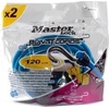 Master Lock Masterlock 2 tvirtinimo gumų komplektas su kabliukais, 120cm, mėlyna