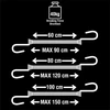 Master Lock Tvirtinimo elementas MasterLock 3040EURDAT; 6 vnt.