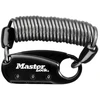Karabinas su trosu Master Lock 1551EURDBLK