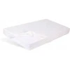 Drėgmei atspari vaikiška bambukinė paklodė Matex 70x140, balta
