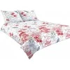 Patalynės komplektas Matex Patalynė satin 160x200 raudona rose china gėlės balta pilka 08A Premium