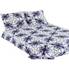 Patalynės komplektas Matex Patalynė satynowa 160x200 ornamenty tamsiai mėlyna balta 10A Premium