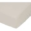 Matex Smėlio spalvos muslino paklodė su guma 90x200 cm, minkšta medvilninė paklodė, nesiglamžanti patalynė, elastinė paklodė, kvėpuojanti patalynė