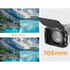 Objektyvo gaubtas Kf Matte Box, gaubtas nuo saulės objektyvui 67-95 mm fotoaparatui ir kamerai K&F / Sku.2364v1