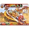 Mattel „Disney Cars“ – Radiator Springs lenktynių ir gelbėjimo gelbėjimo kelio lenktynių rinkinys su 4 žaisliniais automobiliais (JFL57)