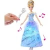 Mattel Disney Princess „Disney“ princesės interaktyvi Pelenės lėlė su šviesa ir garsu, užburta baliaus suknelė