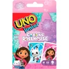 Mattel Games Vaikų kortų žaidimas UNO Junior Katinėlio namelis Gabi