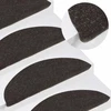 Lipnūs laiptų kilimėliai, 20vnt., juodi, 65x22,5x3,5cm