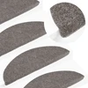 Lipnūs laiptų kilimėliai, 20vnt., pilki, 65x22,5x3,5cm