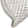 Laiptų kilimėliai Lipni Sisal-Look 30 vnt 56x17x3 cm Platina