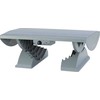 Maul MAUL ergonomische Füßstütze Pro beheizt 45x39cm grau