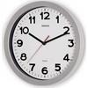 Maul MAUL Wanduhr Step baltas/sidabrinis Kunststoff 30cm inkl. Batterie