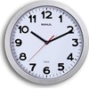 Maul MAUL Wanduhr Step baltas/sidabrinis Kunststoff 30cm inkl. Batterie