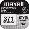 Sidabro oksido baterija 371 SR920SW AG6 Maxell skirta laikrodžiams