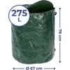 Maximex Zipper Sodo krepšys su užtrauktuku, poliesterio krepšys su dangteliu ir 2 rankenomis - 275 l