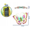 Maximex Sodo sienos dekoracija, saulės energija varomas LED drugelis, 54 x 40 cm