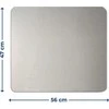 Maximex Steel Sienos apsauginė plokštė, nerūdijančio plieno, 47 x 56 cm