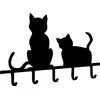 Maximex Raktų kabykla CATS – komplekte 5 kabliukai