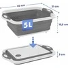 Rinkinys 2in1, dubuo su pjaustymo lenta, 5 l, Maximex