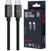 Telforceone Maxlife MXUC-12 cable USB-C - USB-C 2,0 m 100W juodas