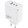 „Maxlife MXTC-09-65ACC GaN PD QC“ įkroviklis 2x USB-C 1x USB 65W baltas