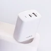 Maxlife MXTC-10-20AC PD QC įkroviklis 1x USB-C 1x USB 20W baltos spalvos
