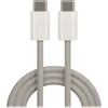 Maxlife MXUC-06 kabelis USB-C - USB-C 1,0 m 20W pilkas nylon