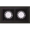 Stačiakampis juodas paslėptas latakas „MAXlight MATRIX II H0049“