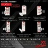 Maxximus Tinklo įkroviklis MX ALFA 20W PD+QC, USB-A+C baltos spalvos