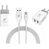 Tinklinis įkroviklis Maxximus Urban 2.1A Type-C, 2xUSB