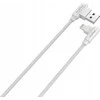 Maxximus KABELIS MX CORNER GREITOJO ĮKROVIMO LIGHTNING 2.4A/1M, Baltas KAMPINIS