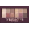 Maybelline MAY ES BURGUNDY BAR PALETTE NU 4 Burgun akių šešėliai Raudona Blizgučiai, Matinis