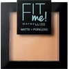 Maybelline Fit Me Matte &amp; Poreless Powder 220 Natural veido pudra