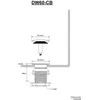 „McAlpine Glasgow“ 5/4 colio didelis chromuotas sifono dangtis (DWU60-CB)