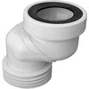 „McAlpine“ kanalizacijos jungtis, trumpa, 80 mm ekscentrinė (WC-LO-8)