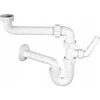 Mcalpine Vertikalus vamzdinis praustuvo sifonas 11/4x32mm su patikra be nutekėjimo