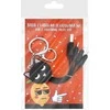USB laidas MCD USB-A - USB-C + microUSB + Lightning, juodas (5903420909449)