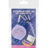 USB kabelis MCD USB-A - USB-C + microUSB + Lightning 1,1 m violetinis (5903420909494)