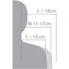 mdh Reabilitacinė miego pagalvė CONTOUR PILLOW - S