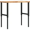 Darbastalis, 100x60x(73-99,5)cm, bukmedis, stačiakampis