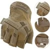 Mechanix Wear Bepirštės Pirštinės Mechanix M-Pact® FINGERLESS Coyote L dydis. Velcro, TrekDry®, dirbtinė oda, delno, krumplių, pirštų apsauga