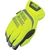 Mechanix Wear PirštinėsFastFit® HiViz geltonos 9/M dydis. Rauktas rankogalis, dirbtinė oda, TrekDry®, šviesą atspindintys užrašai