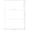MediaRange Etykiety balta 210x99mm 150 vnt (MRINK142)